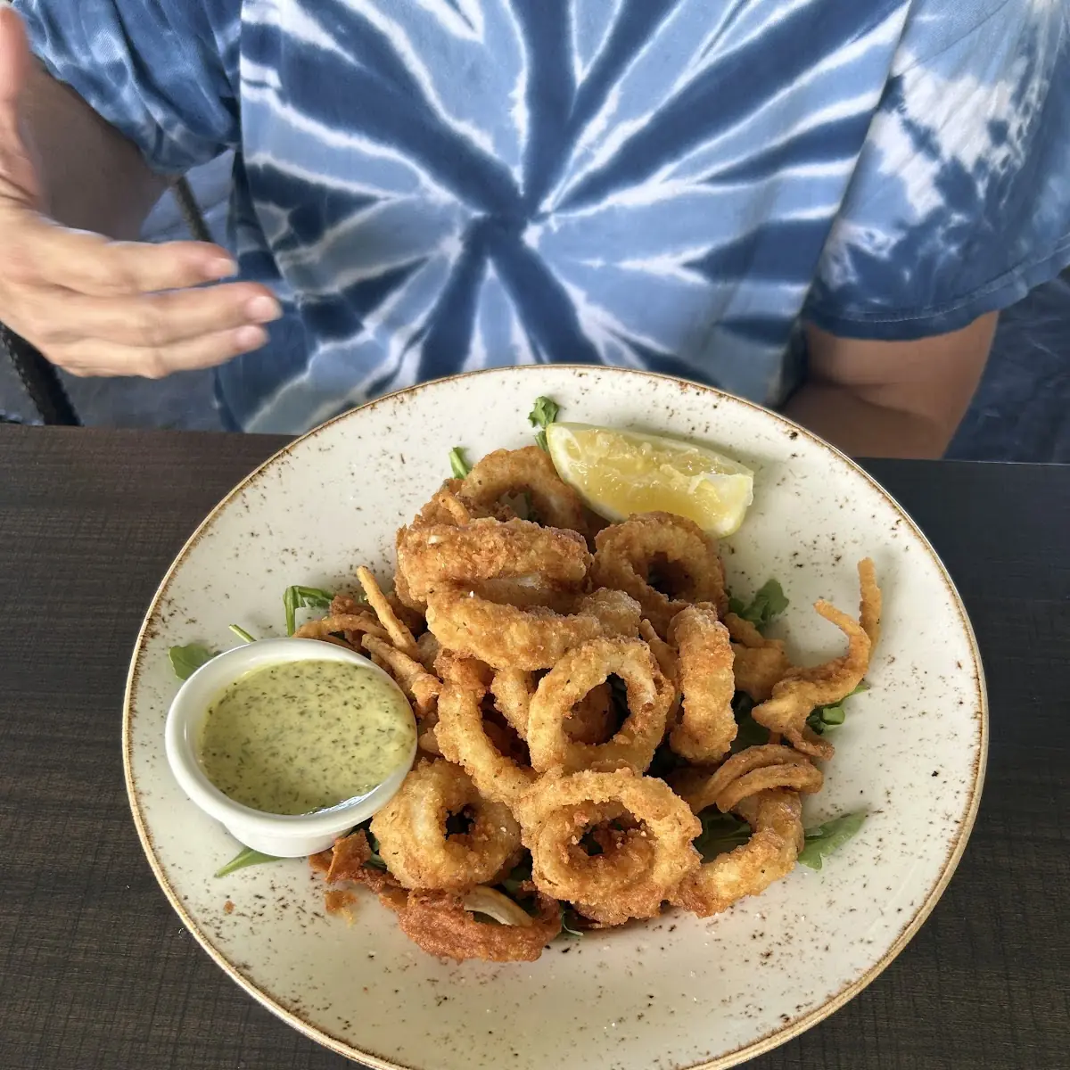 Crispy Calamari with LilikoʻI Cocktail Sauce
